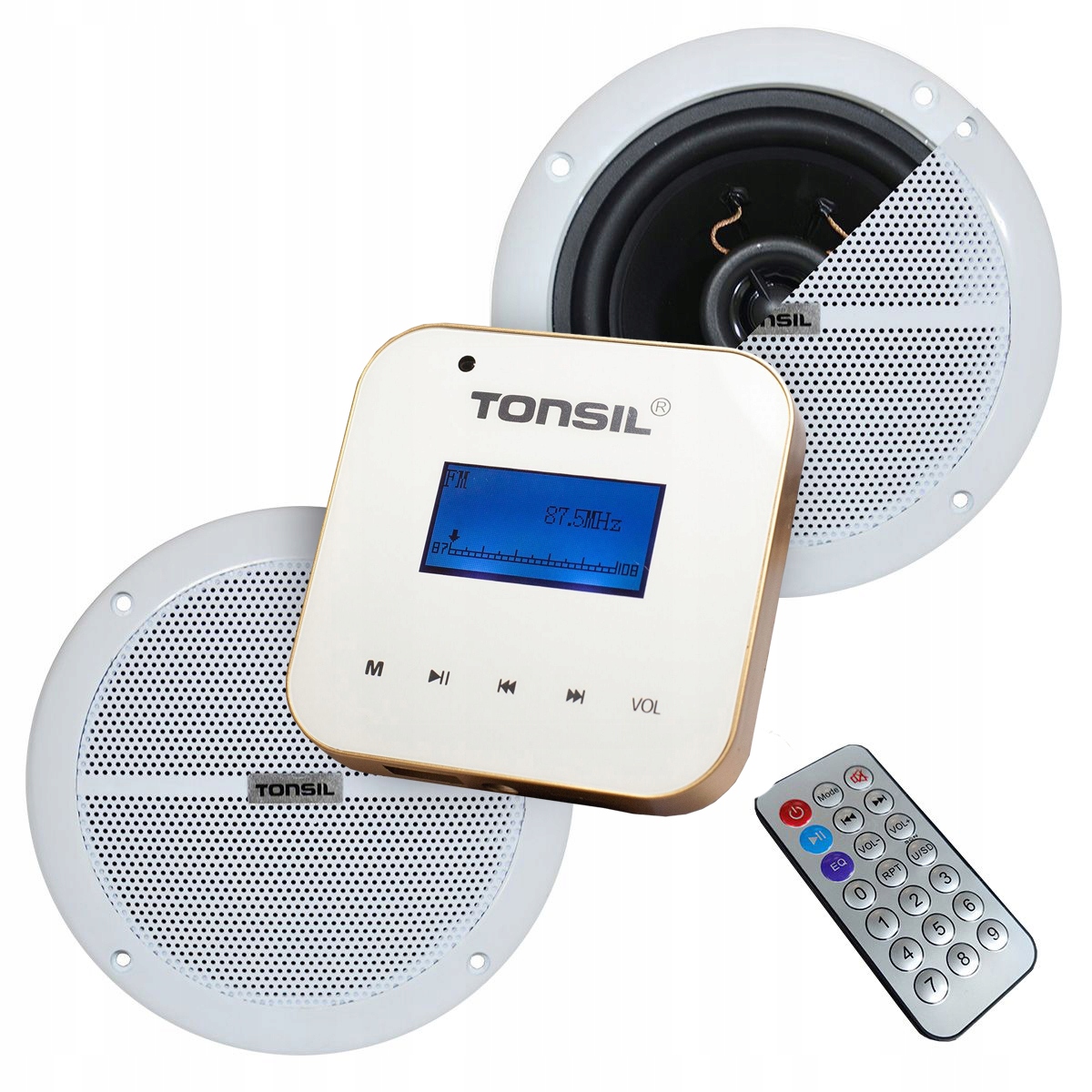 Tonsil Nástěnný přehrávač Zesilovač WS-30 2x Stropní reproduktor Zgsu 16/2