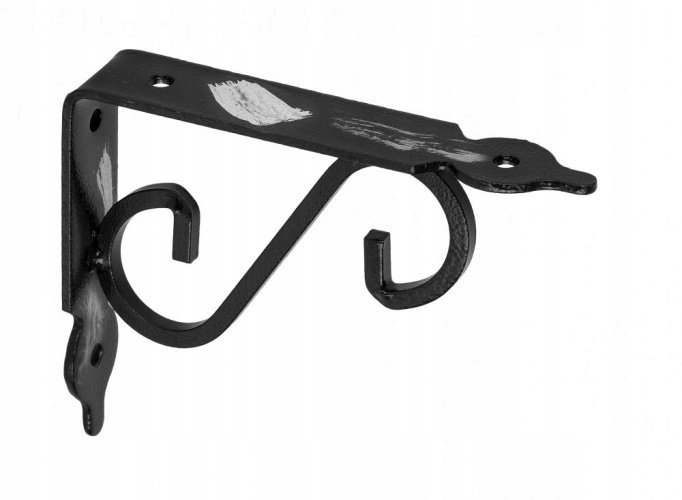 

Wspornik ornamentowy kuty 140x110 antyk srebrny