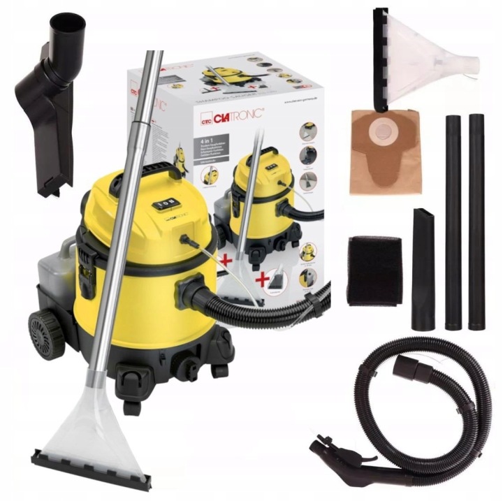 Vysavač bezsáčkový suché mokré vysávání víceúčelový Clatronic Bss 1309