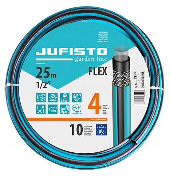 

Wąż ogrodowy Jufisto JU-ZOW-1224 1/2" 25 m