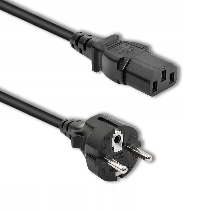 

Qoltec Kabel zasilający SCHUKO/C13 2.5m