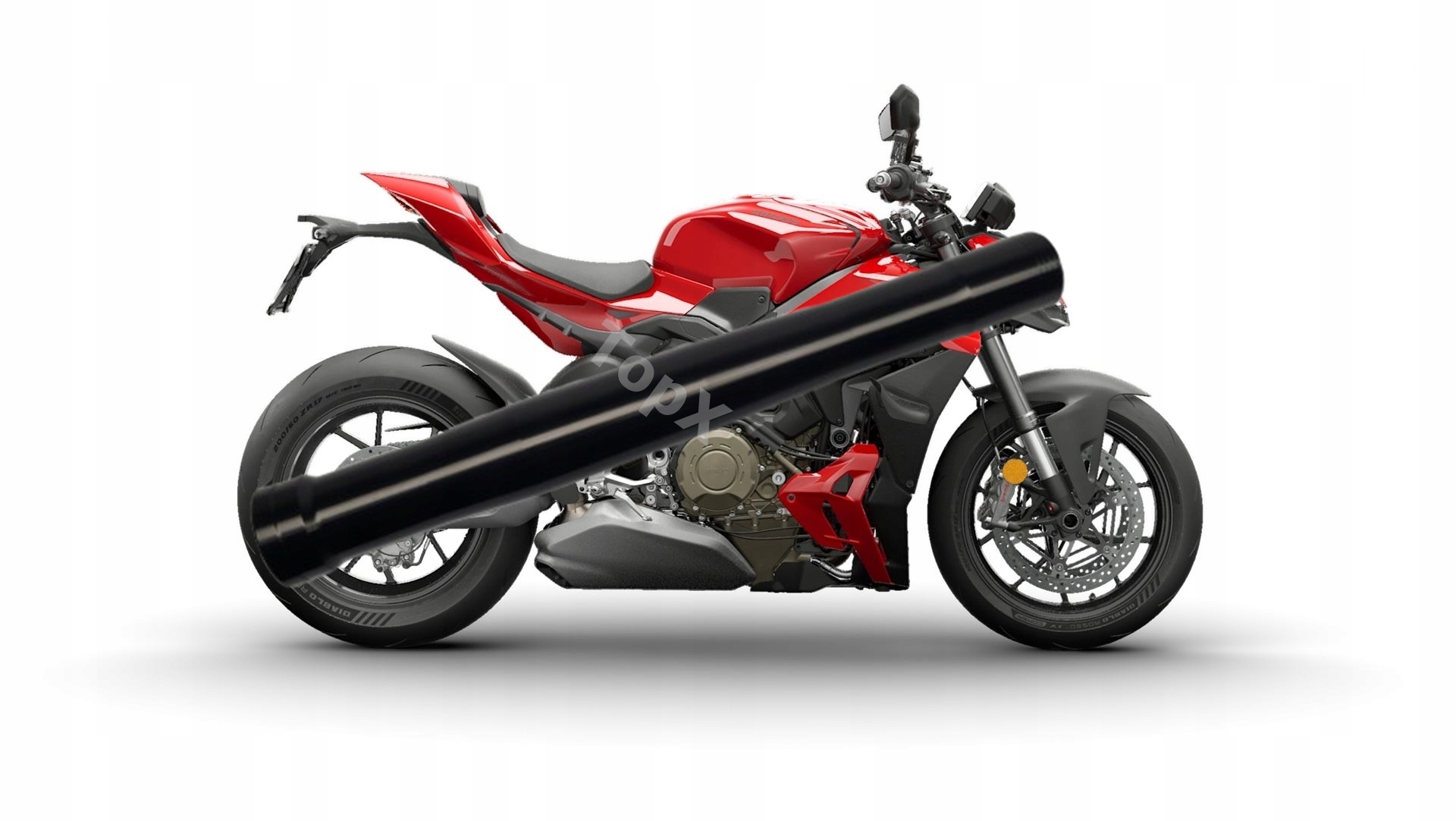 TopX Goleń Trubka laga tlumič odpružení Ducati Streetfighter V4 20+