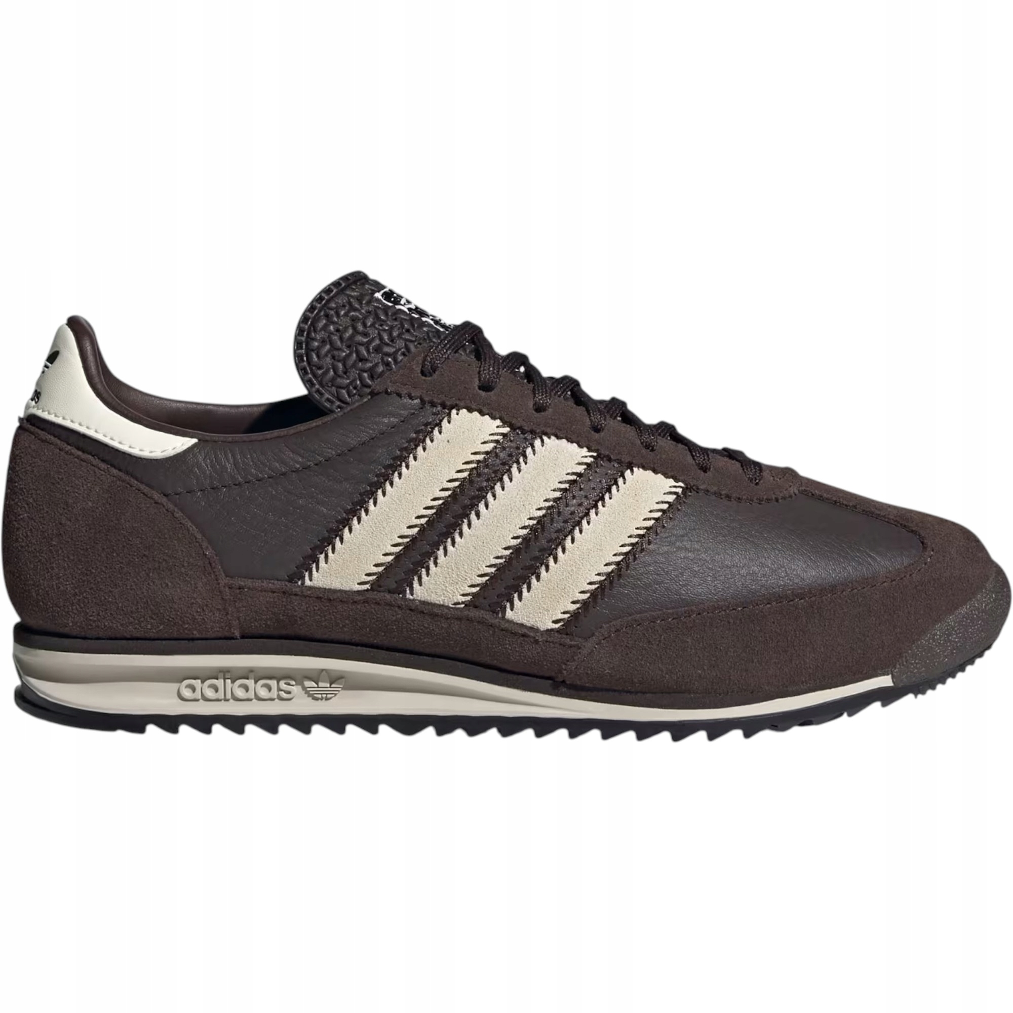 Unisexové boty Adidas Sl 72 Og JS3983 hnědé kožené retro 44 2/3