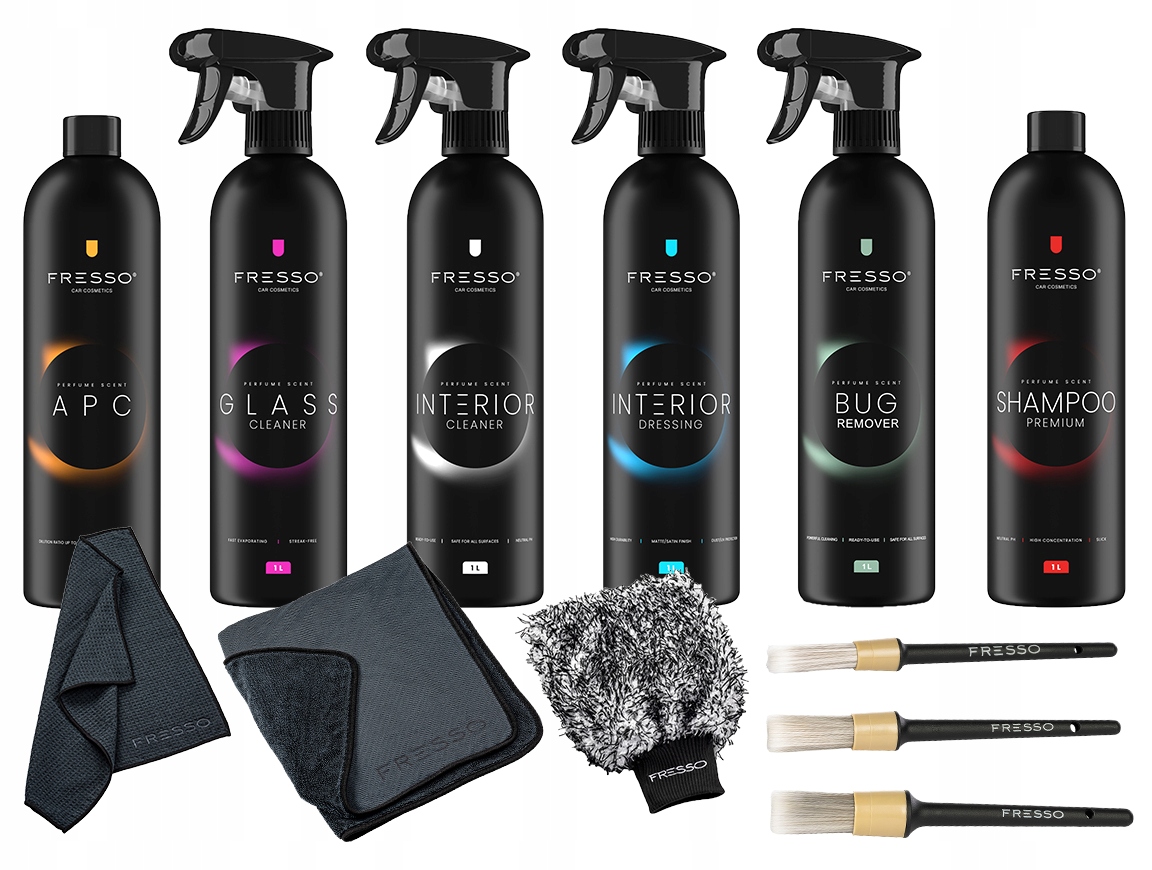Fresso Zestaw kosmetyków do Auta Detailingu 1L