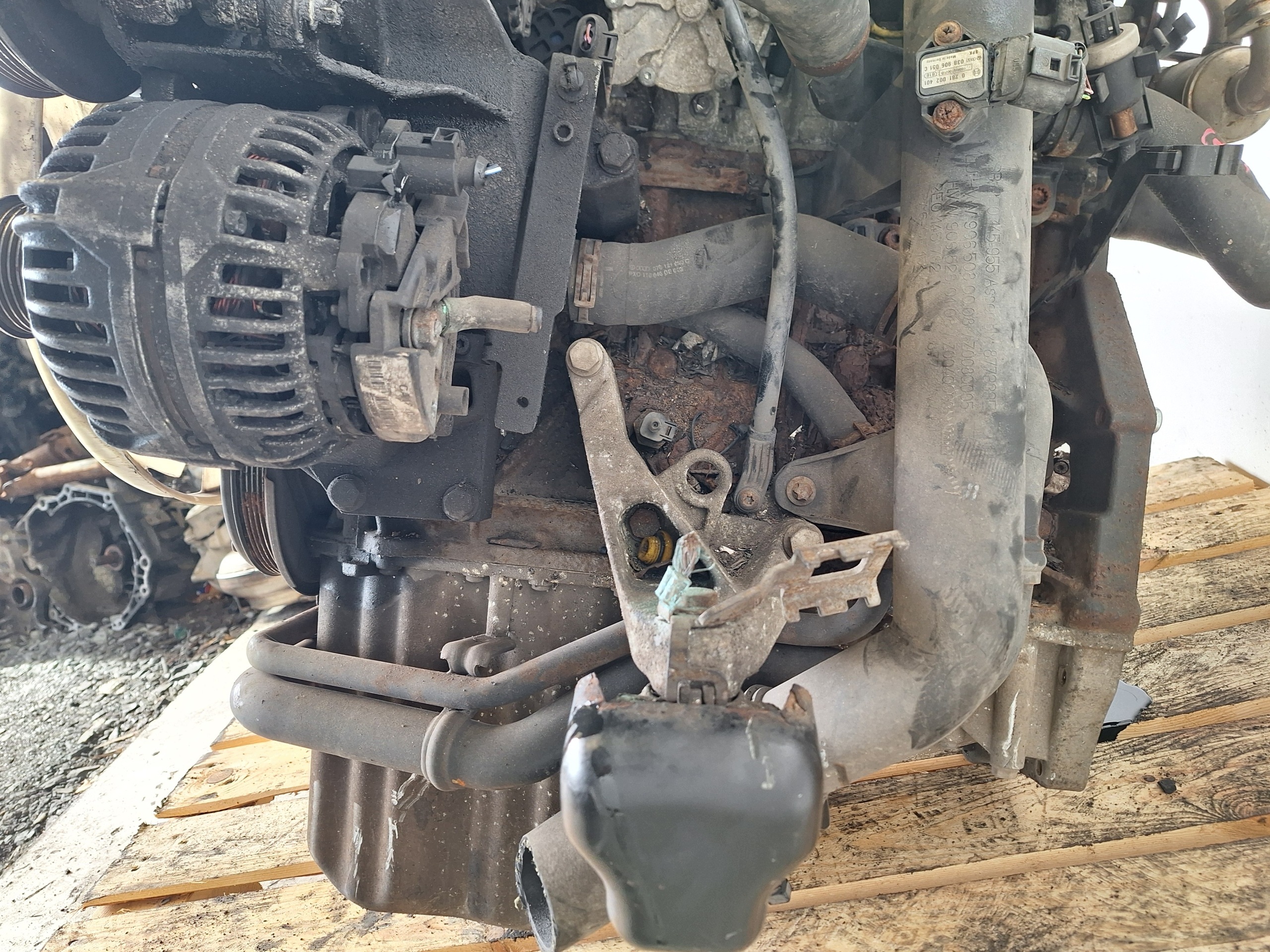 VOLKSWAGEN CRAFTER 09-11 engine 2.5 CEB EURO 4 !FILM!