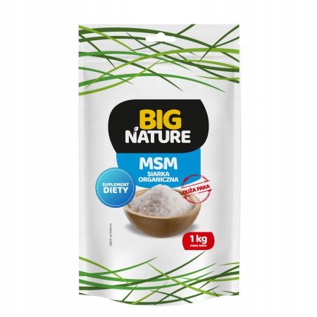 MSM Siarka Organiczna 1kg SUPLEMENT DIETY - BIG NATURE — 2