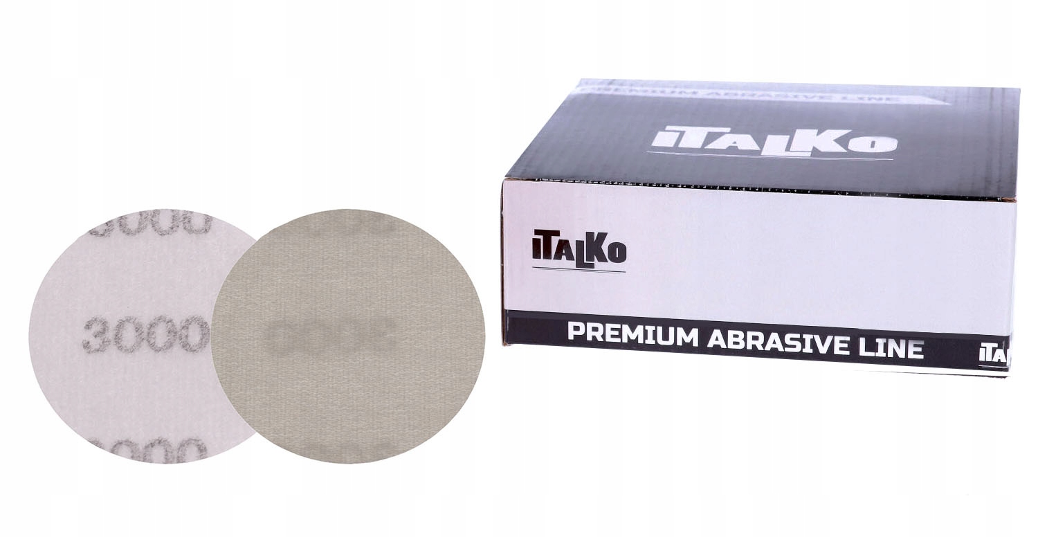 ITALKO PAPIER ŚCIERNY KRĄŻEK NA RZEP 75MM P3000