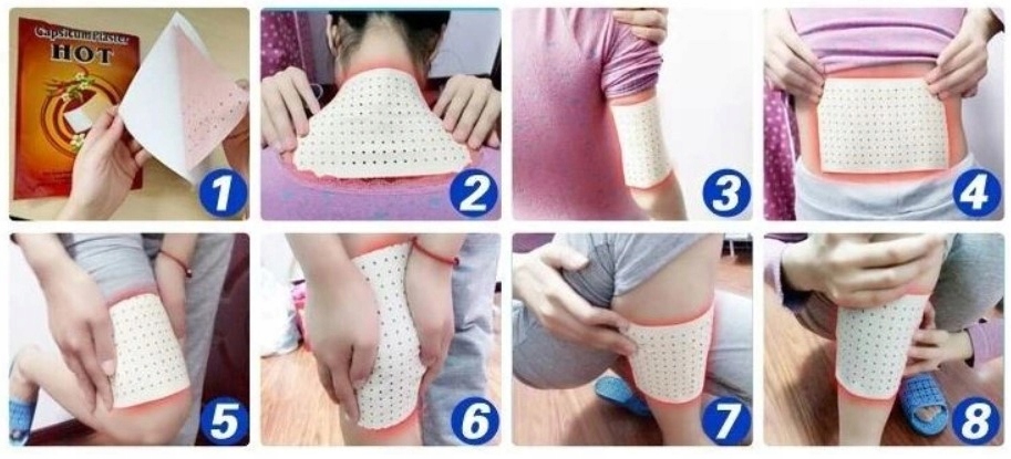 Plaster przeciwbólowy HOT 18cm x 12cm Marka Kongdy