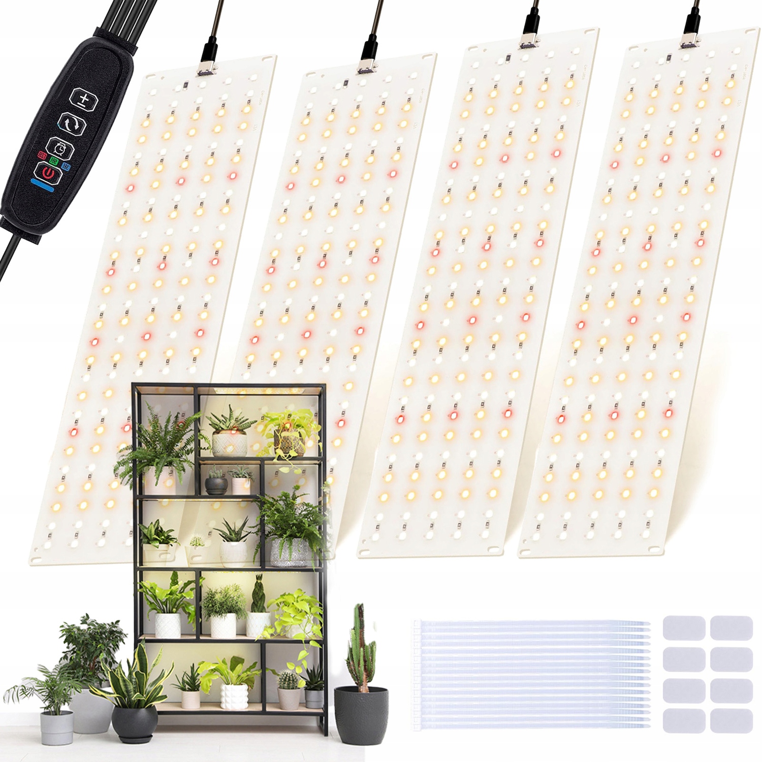 Full Spectrum Sluneční Světlo Lampa Pro Růst Pěstování Rostlin 30CM 4KS