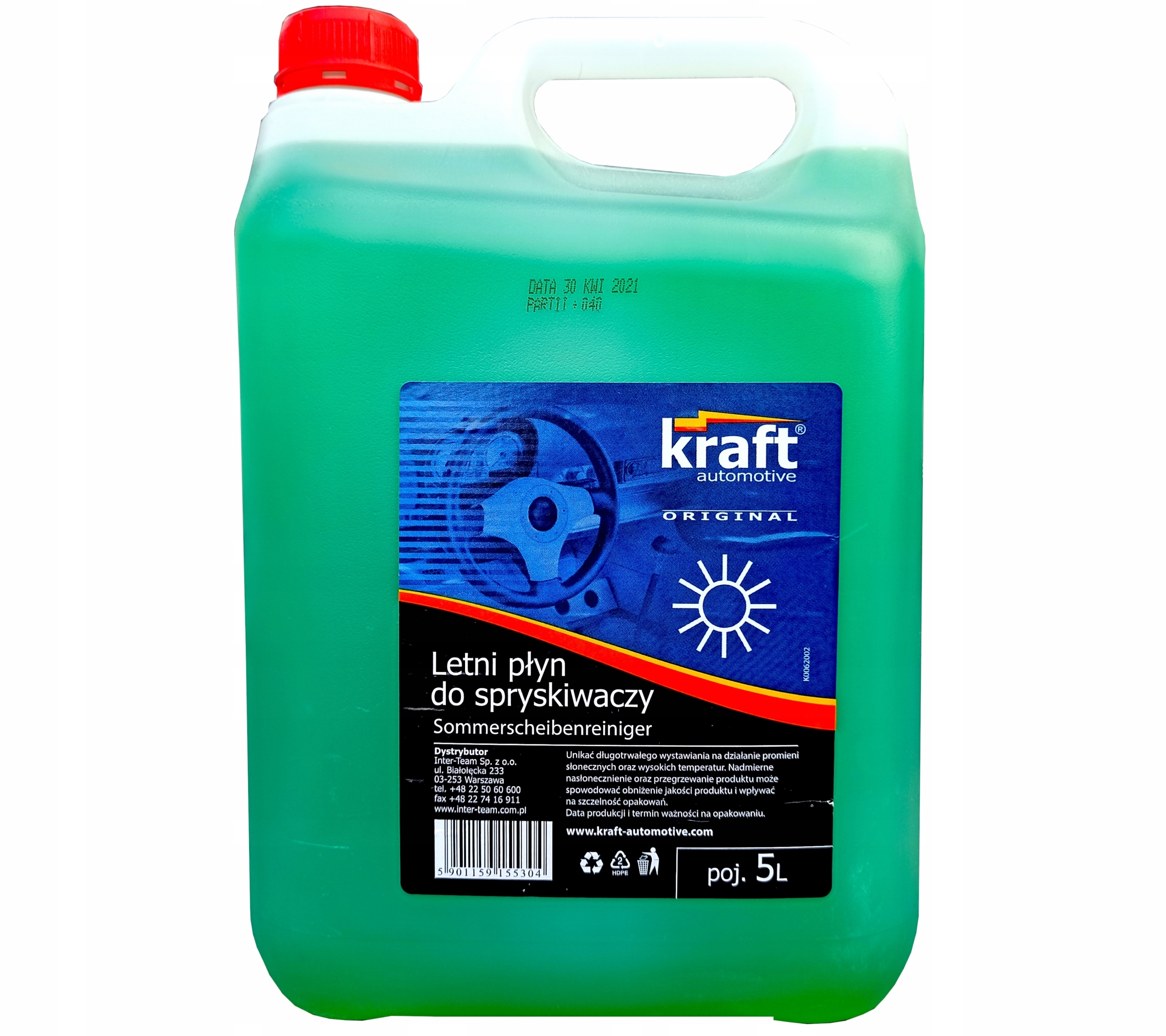 Kraft Letni Płyn Do Spryskiwaczy 5L Zapachowy