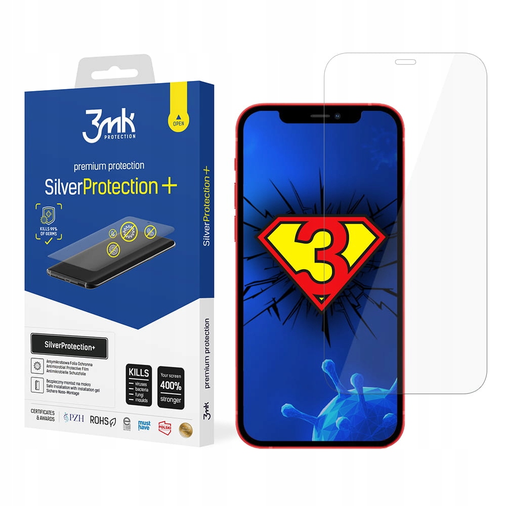 Folia ochronna 3mk SilverProtection+ na iPhone 12 iPhone 12 Pro 3mk