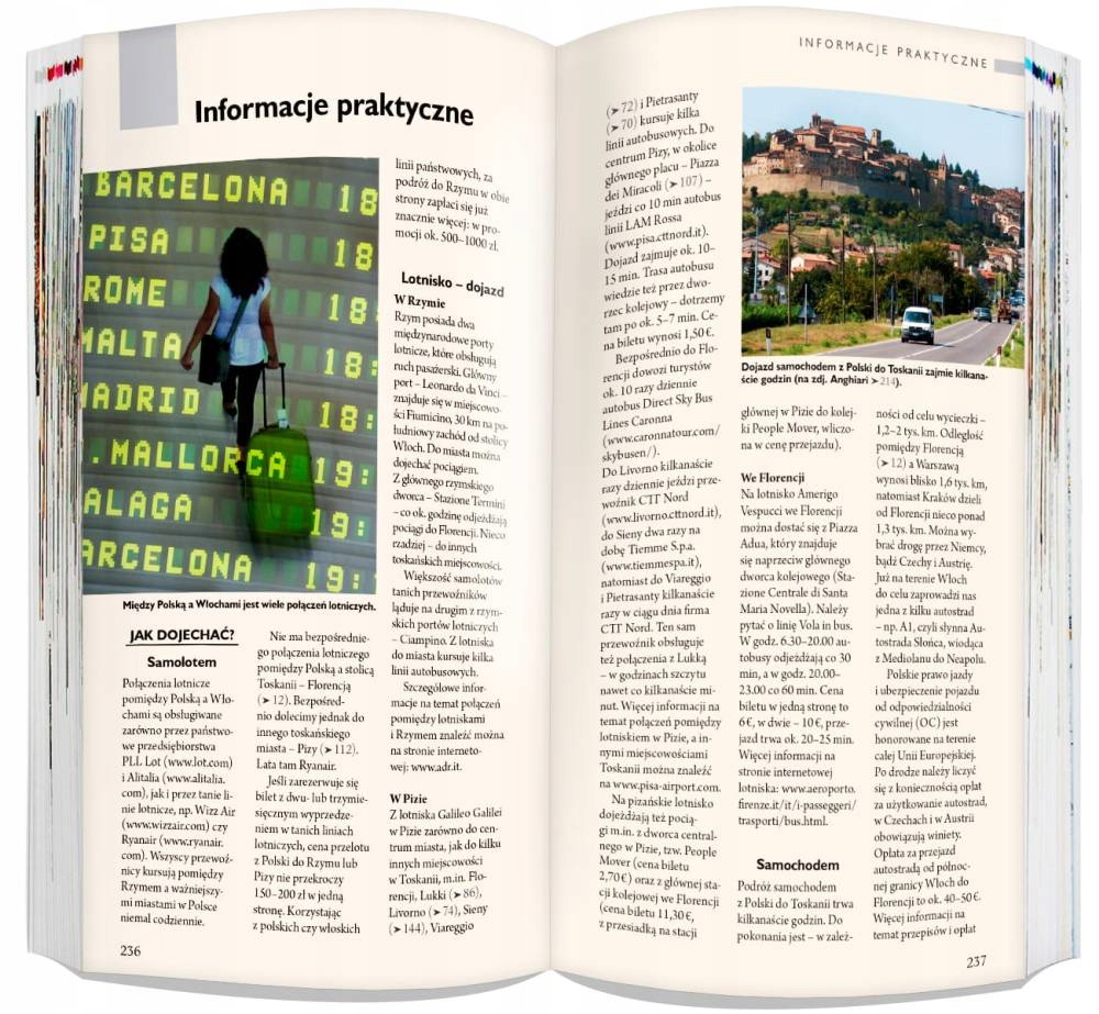 TOSKANIA 3 w 1 MAPA LAMINOWANA PRZEWODNIK ATLAS EX Okładka miękka