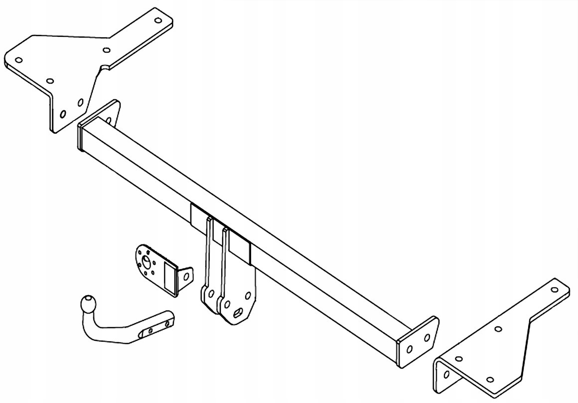 Hak holowniczy SUZUKI Grand Vitara II 2005-2014r 5-drzwiowy SUV EAN (GTIN) 5905768249799