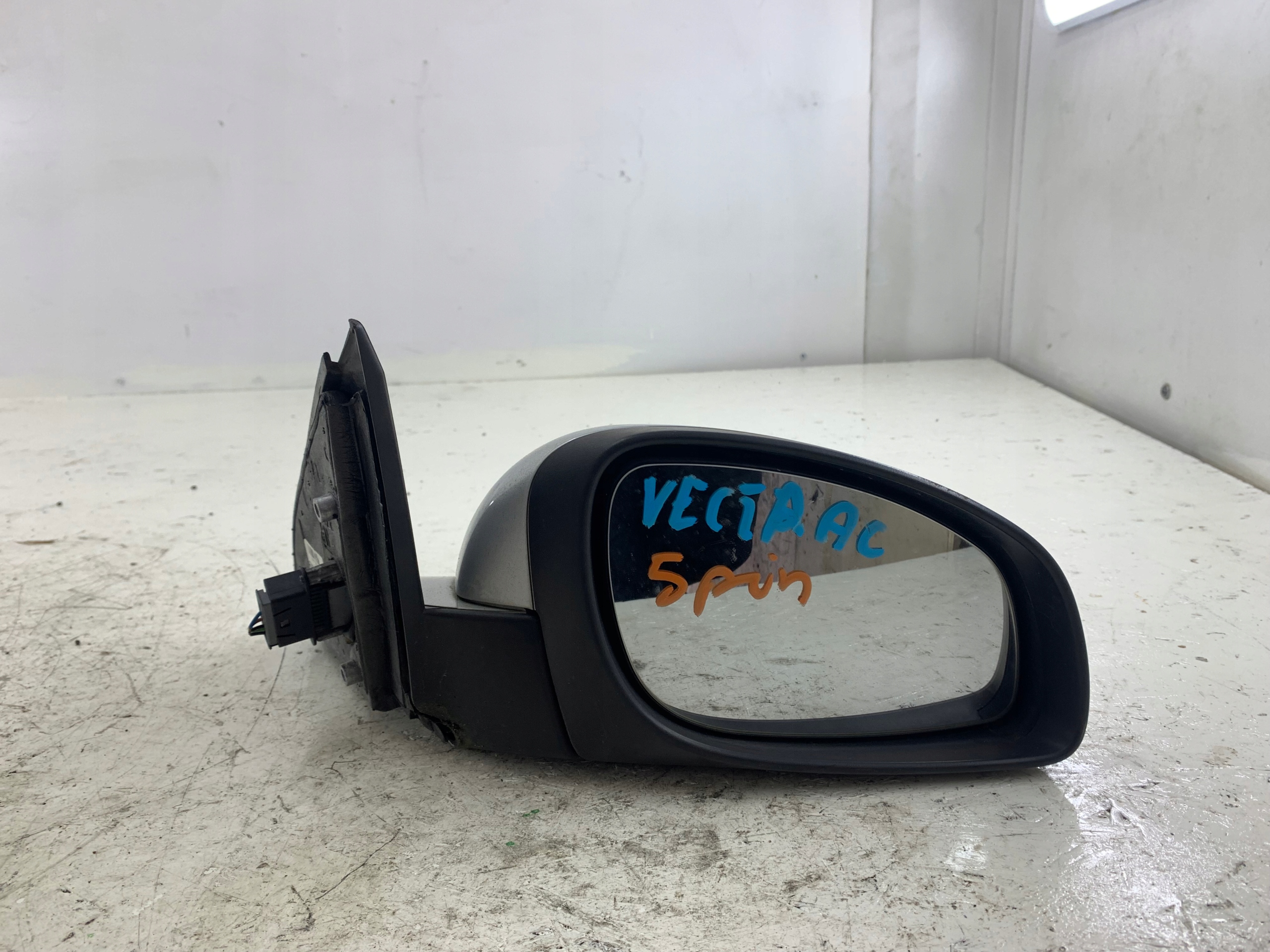 OPEL VECTRA C mirror right 5 PIN silver
