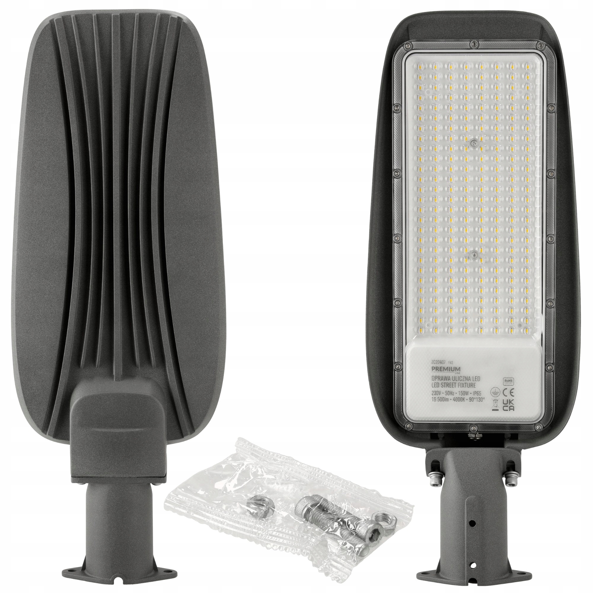 Ecolight Ulická Lampa Premium 150W 4000K 130lm/W IP65 EC20407