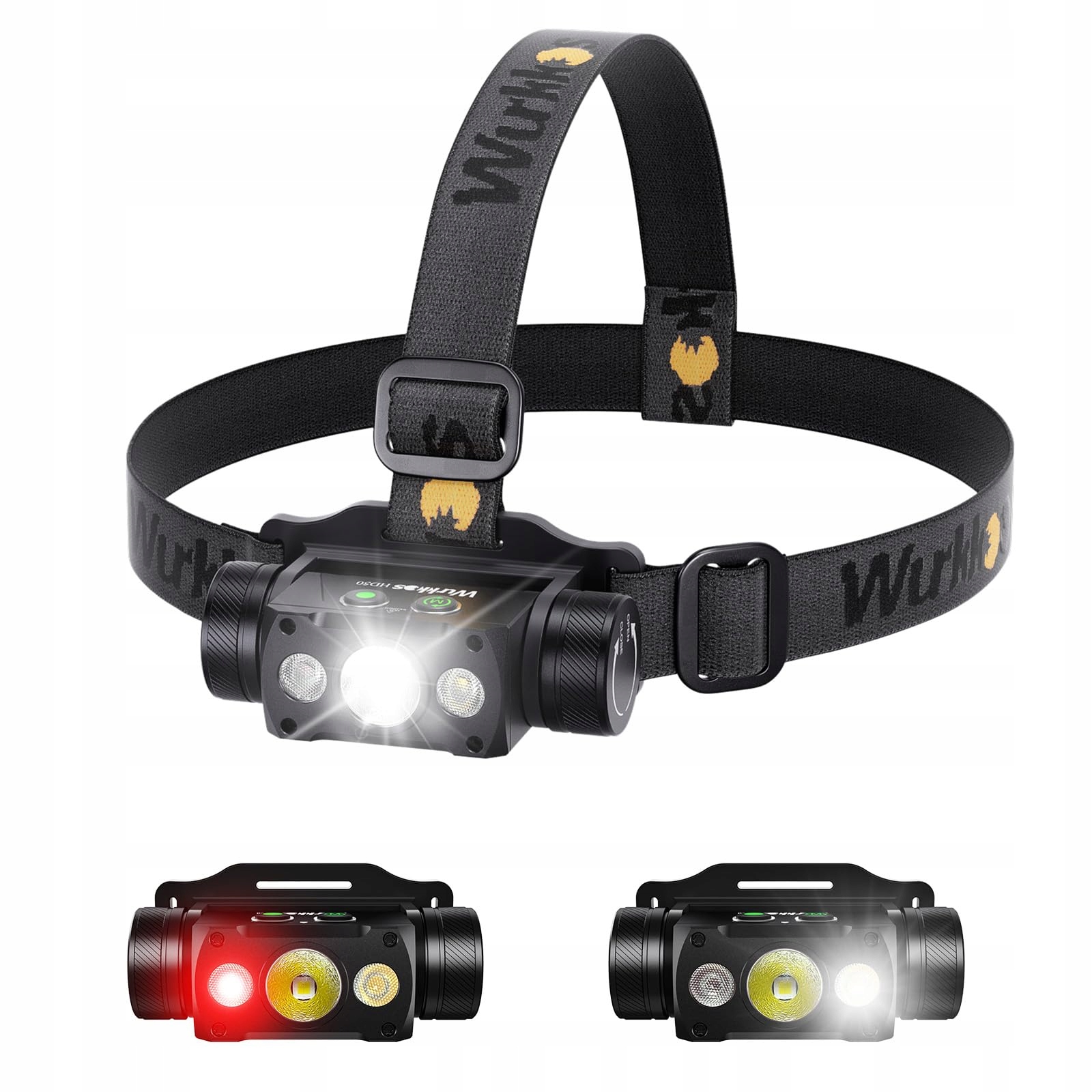 Čelová baterka Led Wurkkos HD50 4000 lumenov s 9 režimami jasu IPX8