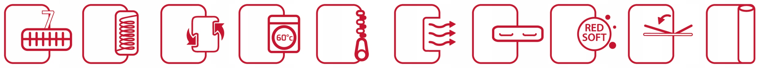 Materac kieszeniowy TAURIS JANPOL 180x200 Długość materaca 200 cm