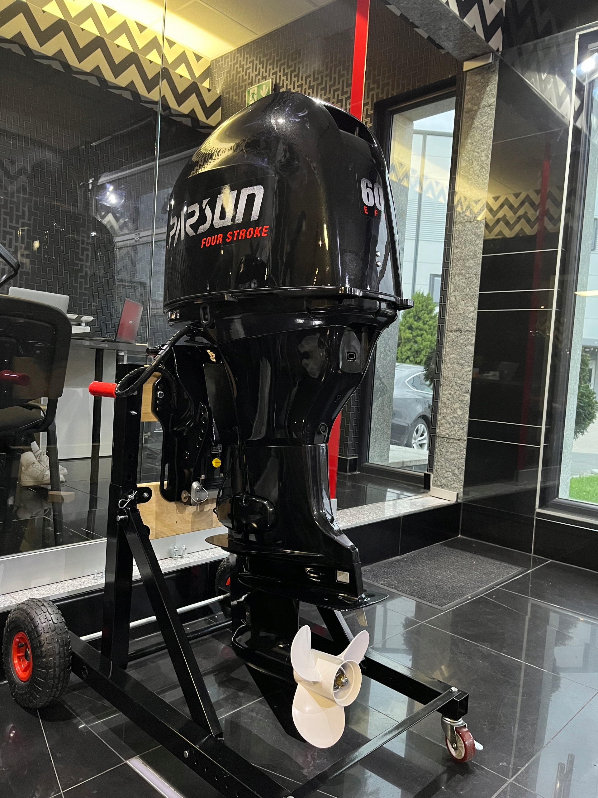 Silnik Zaburtowy PARSUN F60FEL-T-EFI 60KM Manetka POWER TRIM Nowy Promocja! Moc 60 KM