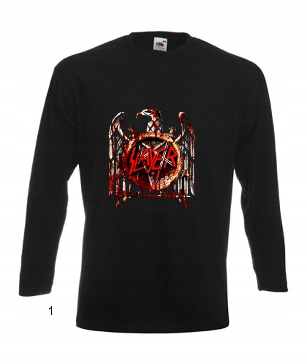 

Bluzka Męska Slayer thrash metal Wzory