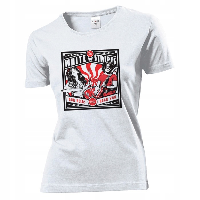 

Koszulka damska White Stripes S