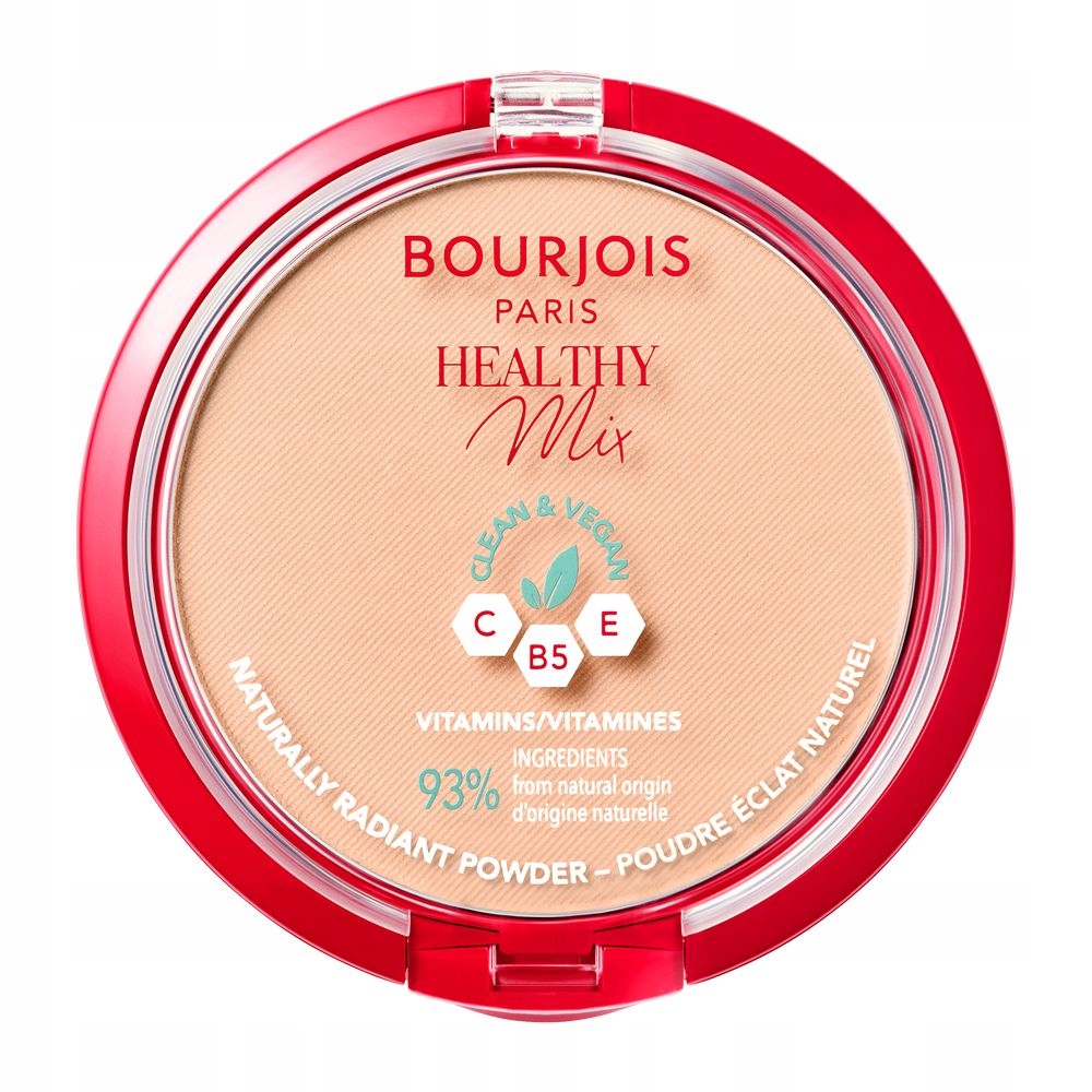 Bourjois Healthy Mix Clean wegański puder matujący 02 Vanilla