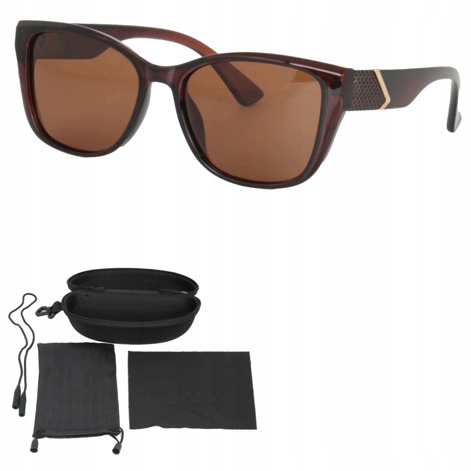 Polar Fashion PR9168C2 Hnědé polarizační sluneční brýle