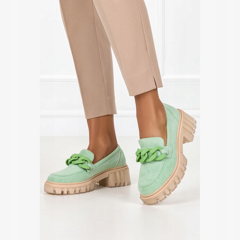 MOKASYNY PÓŁBUTY OZDOBNY ŁAŃCUCH PLATFORMA r 37 Kod producenta G23X4/G