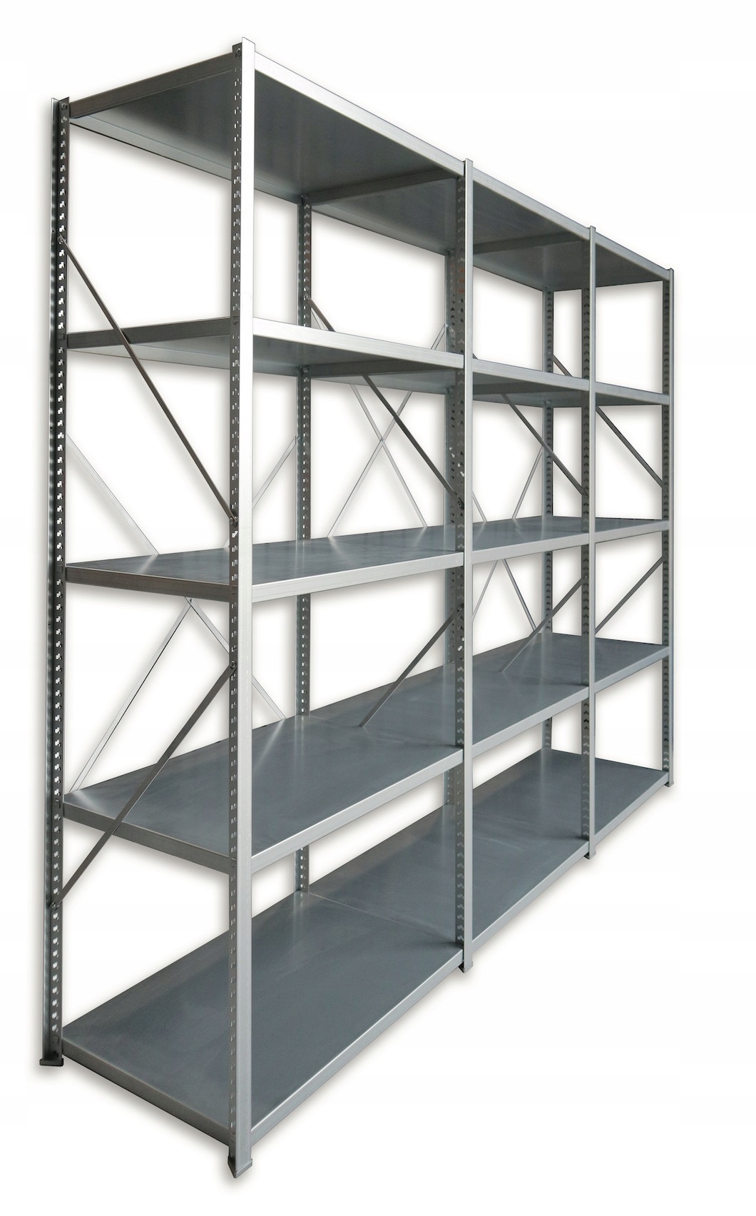 

Regał Metalowy Do Garażu Piwnicy Mocny 195x275x50