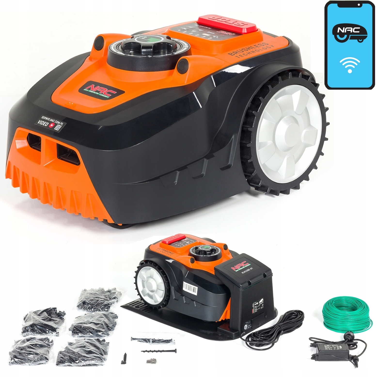 Robotická Kosačka Nac RLM1500-DY 1500 M2 Automatická Sada Senzorov