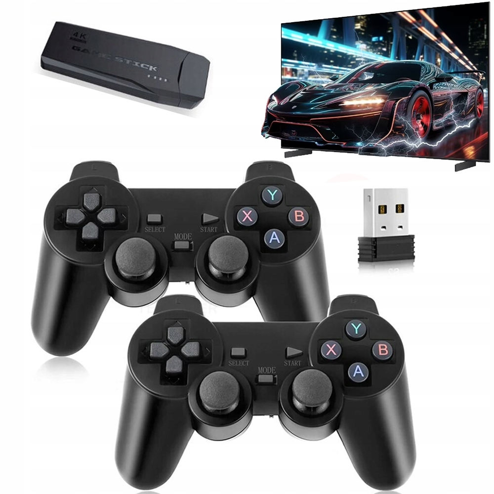 Konsola Retro 20 000 Gier Tv Gra Telewizyjna Emulator 2 Pady Bezprzewodowe