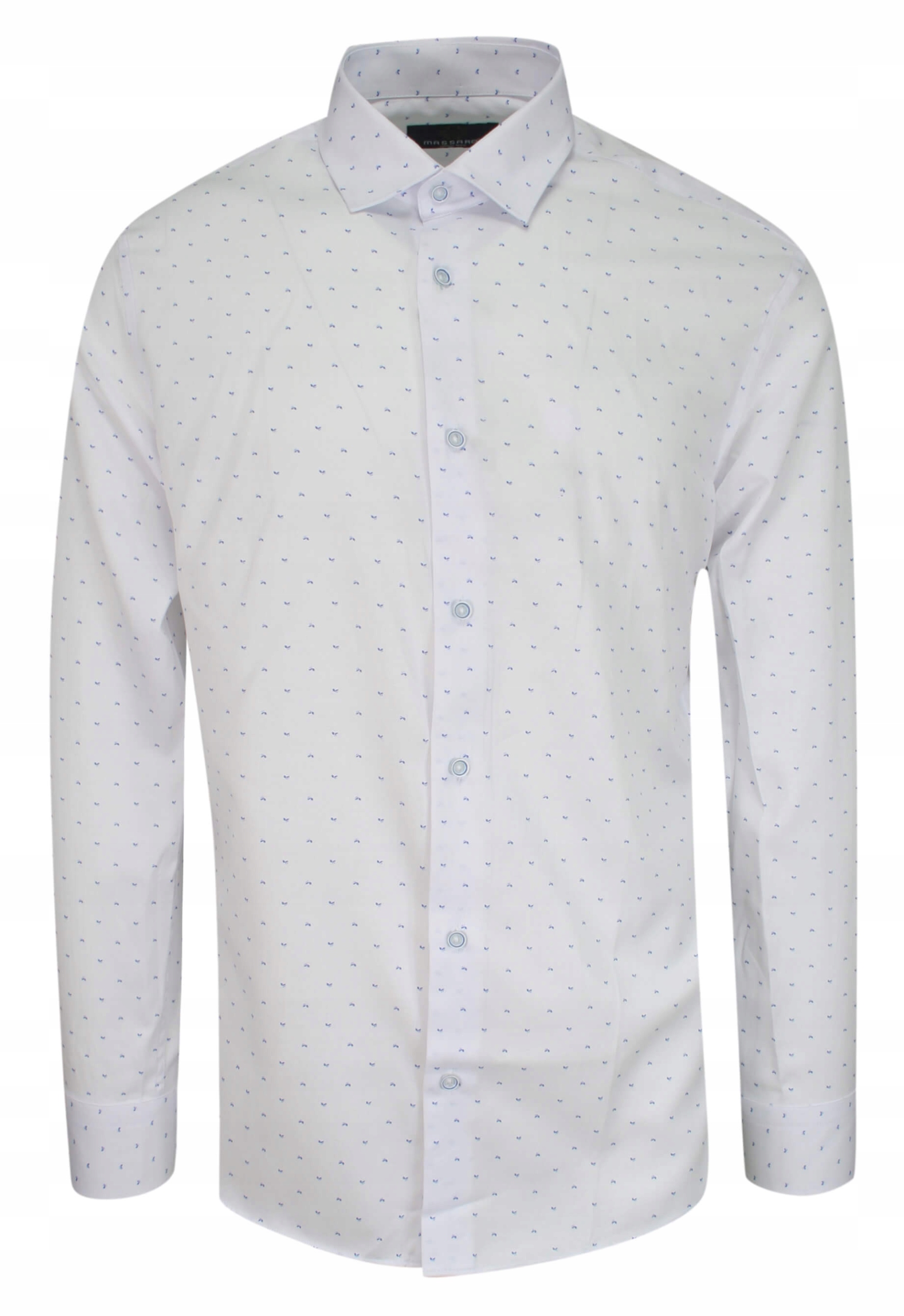 Bílá společenská košile Slim Fit 46/176-182