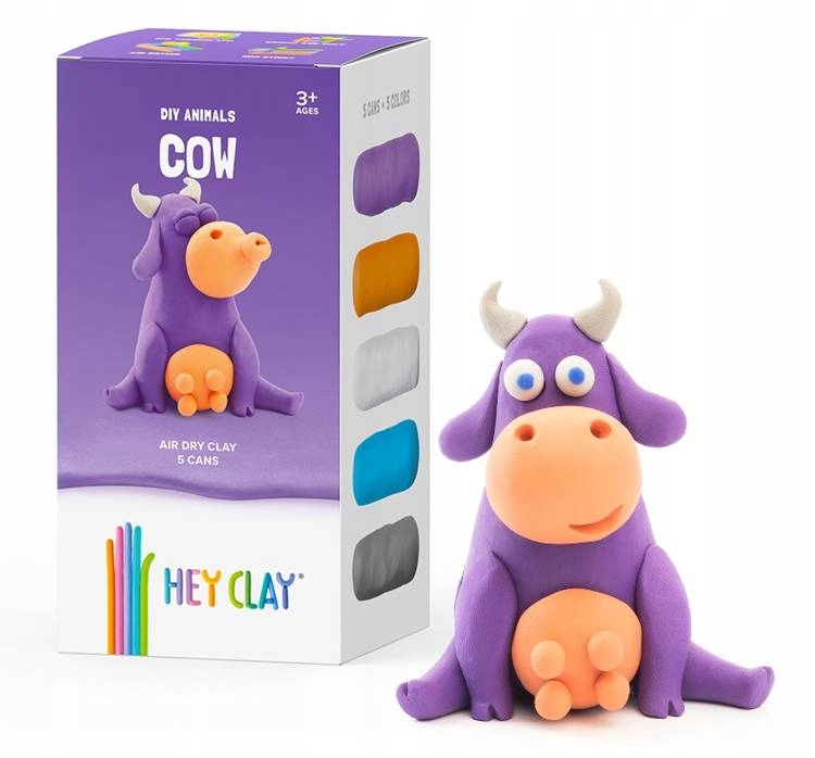 

Tm Toys Hey Clay Masa Plastyczna Krowa HCLMN003