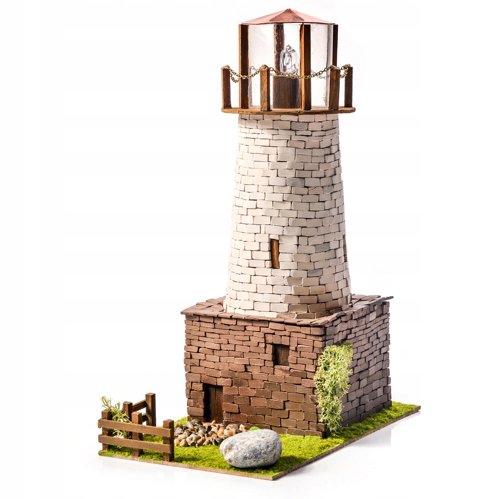 

Domek z Cegły Model Do Sklejania 3D Latarnia Faro