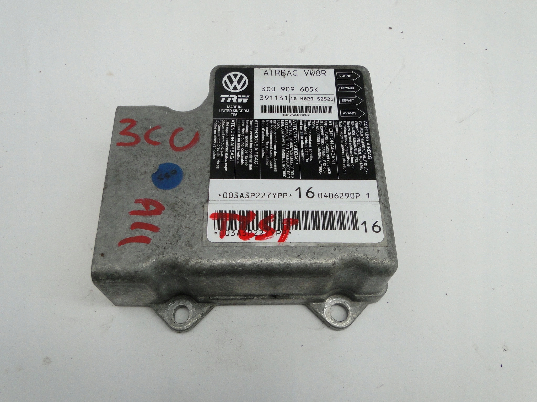 SENSOR AIRBAG 3C0 3C0909605K VW PASSAT B6