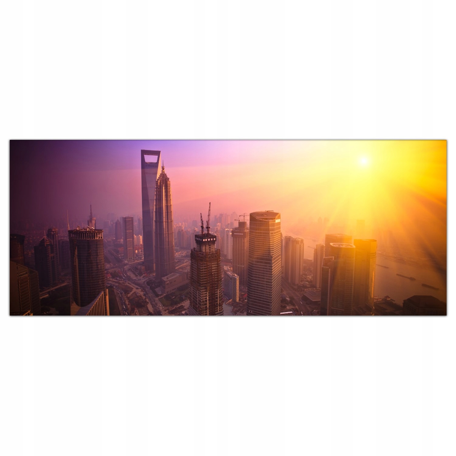 

Obraz Szklany Foto-obraz Shanghai Krajobraz 125x50