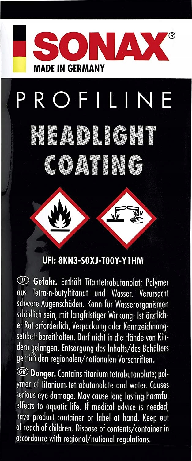 SONAX POWŁOKA CERAMICZNA DO REFLEKTORÓW 5ml