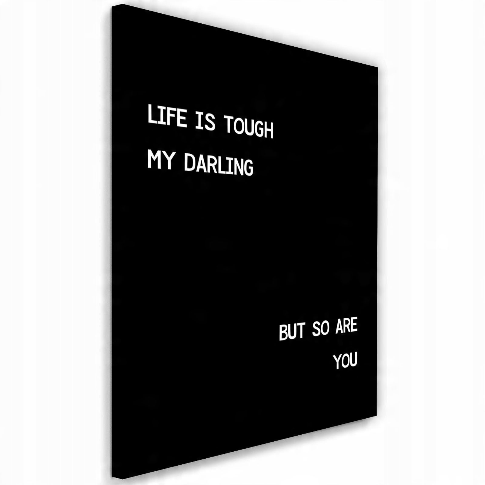 

Nowoczesny Obraz Motywacyjny Slogan Canvas 80x120