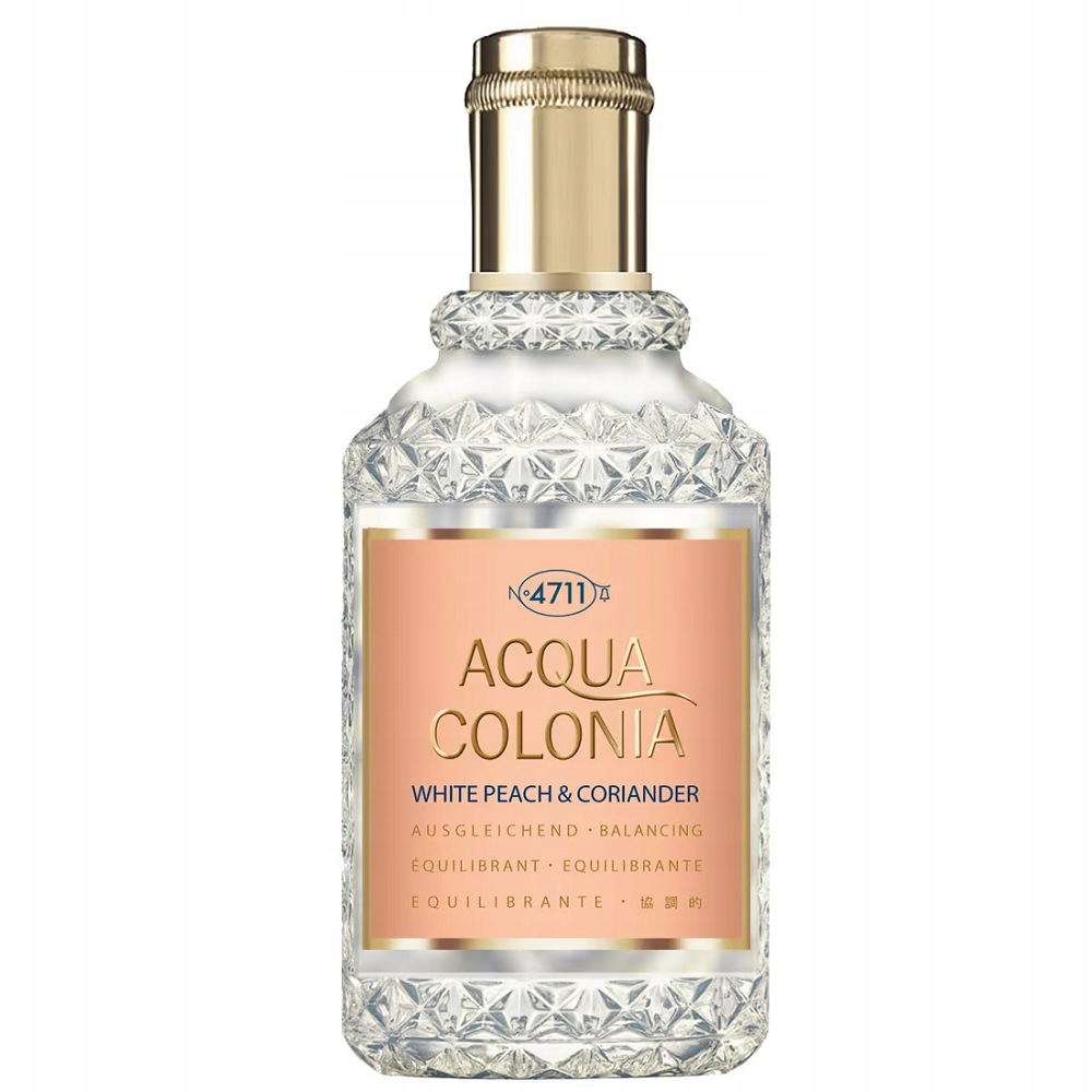 Kolínská voda sprej 4711 Acqua Colonia White Peach & Coriander unisex 50 ml