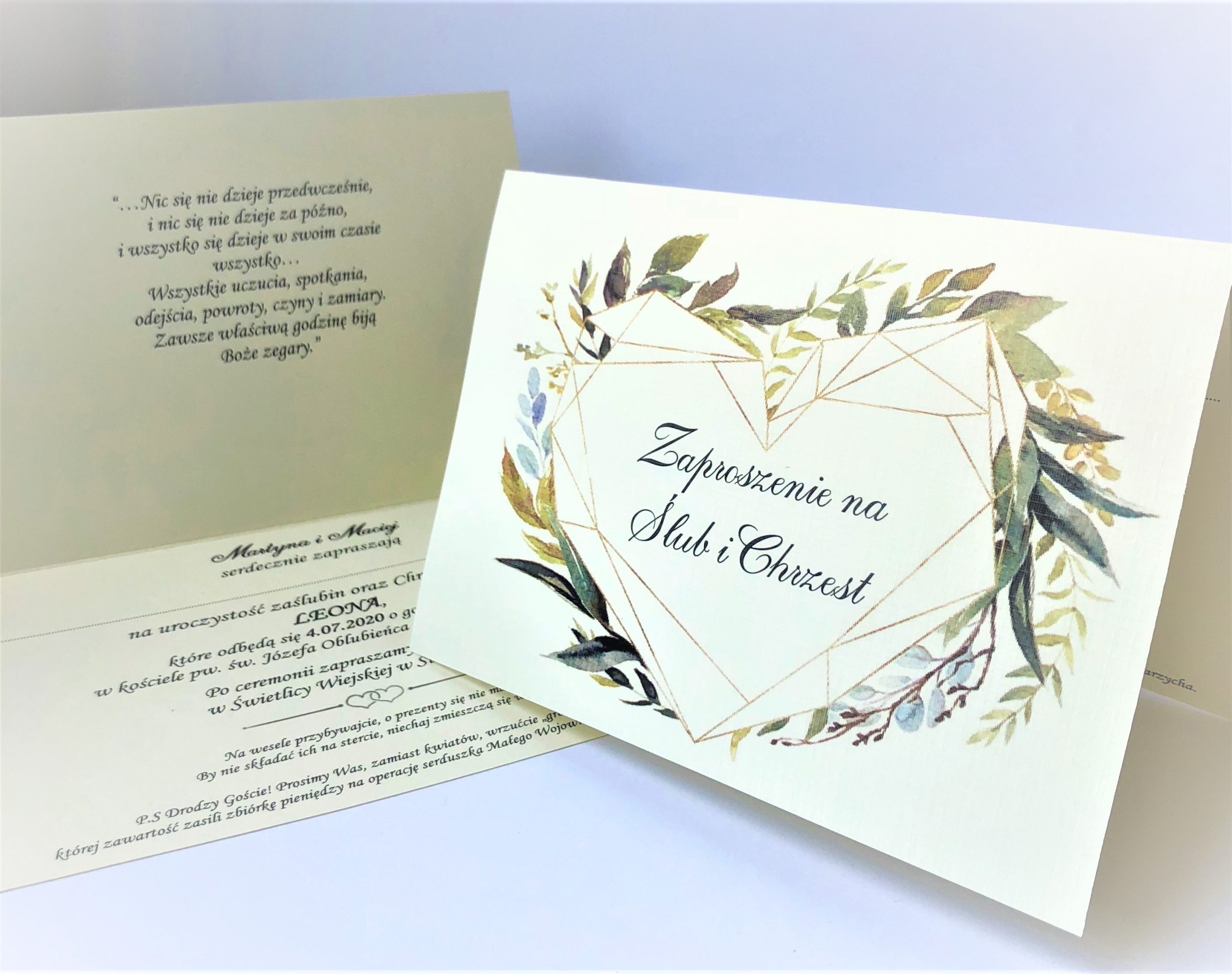 ZAPROSZENIA NA ŚLUB I CHRZEST zaproszenia chrzciny