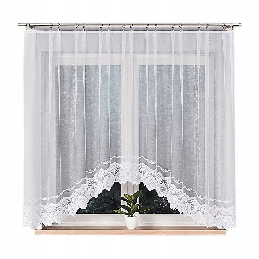 

Firanka Gotowa Firana Żakard 160x300 Błysk Wybór