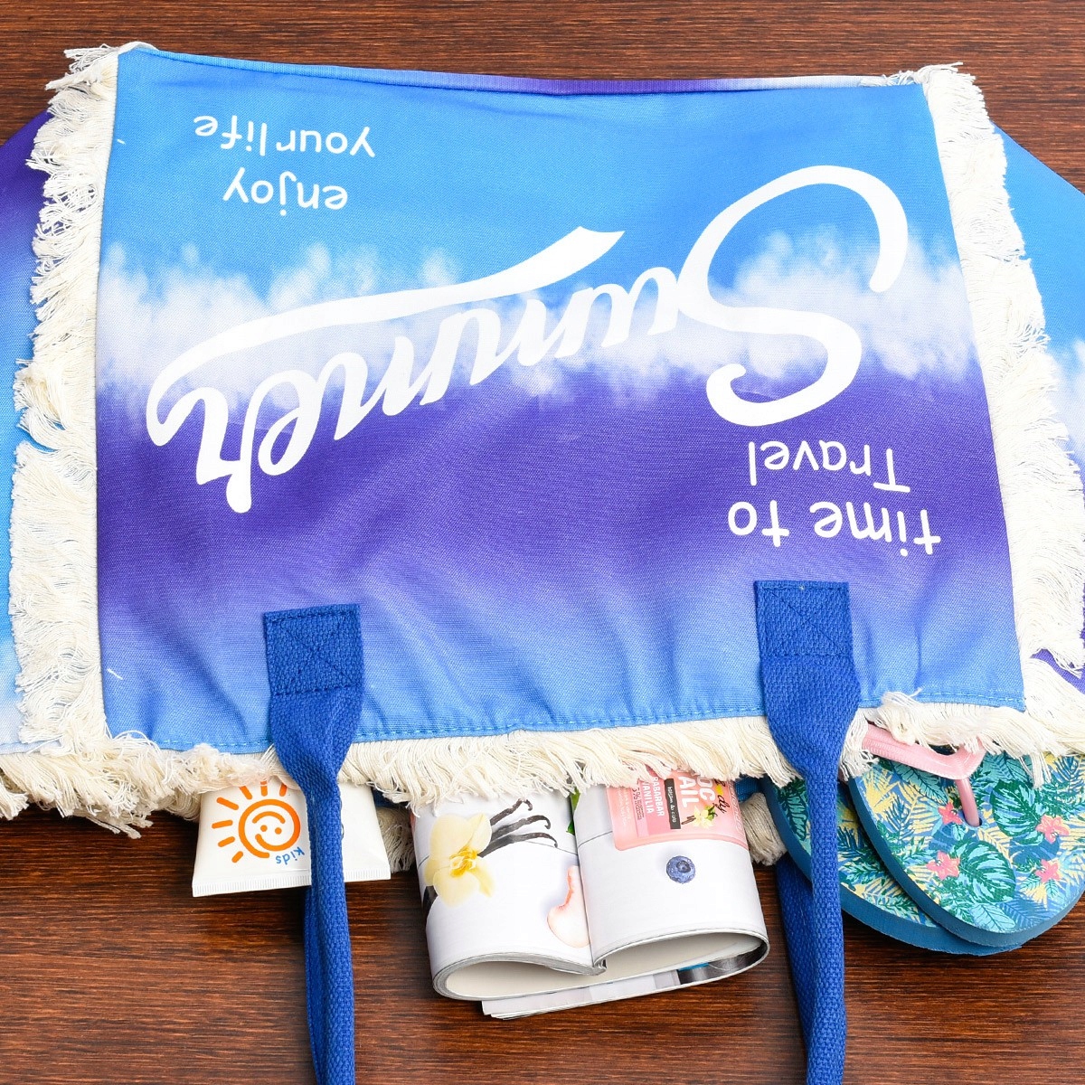 Duża torba plażowa boho torebka summer lekka zamek Stan opakowania oryginalne