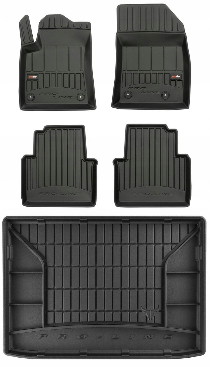 Set 3D gumové rohože Opel Crossland X od 2017- g