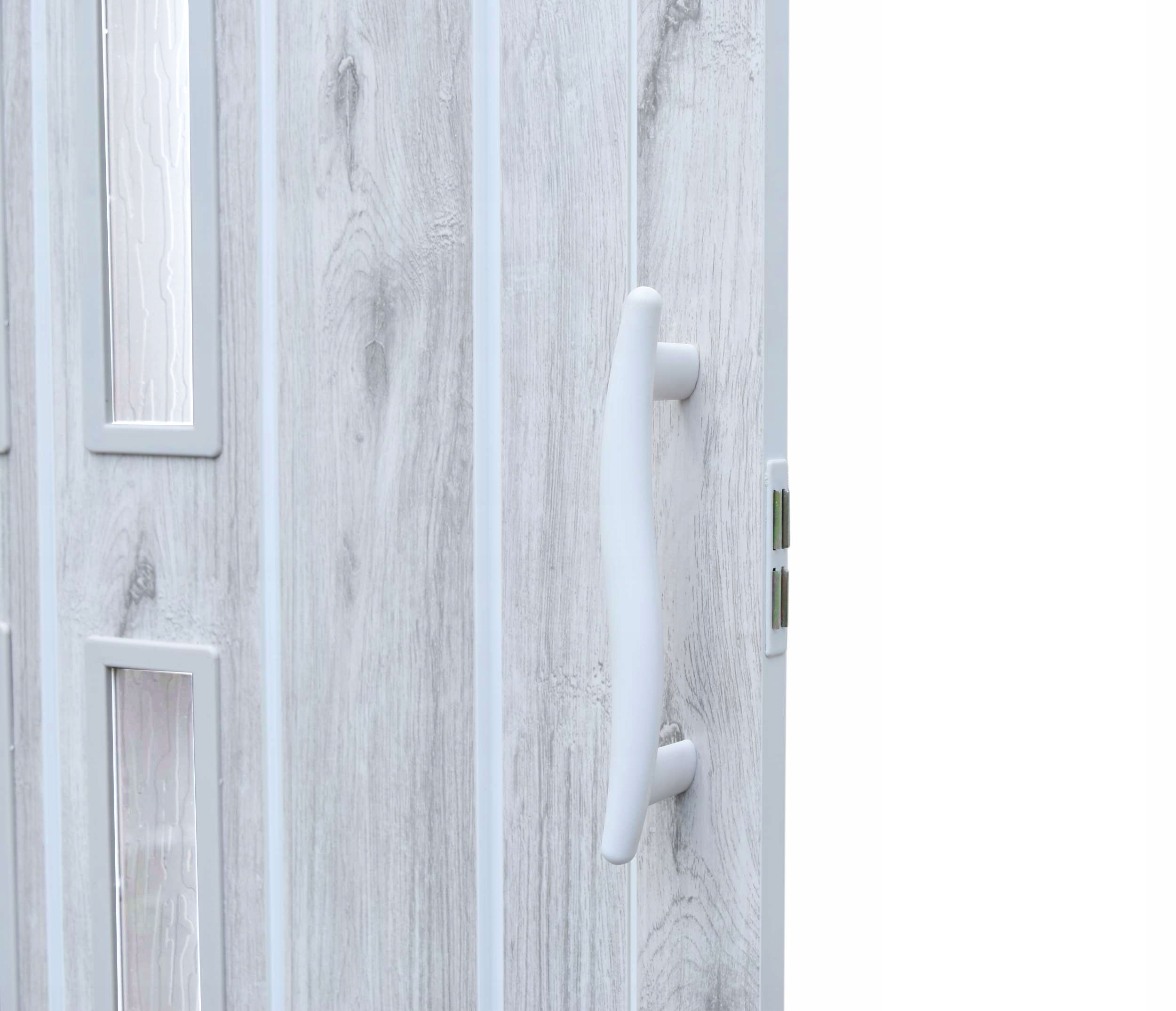 DRZWI HARMONIJKOWE PRZESUWNE DĄB ALASKA 005S 80 cm Strona uniwersalne