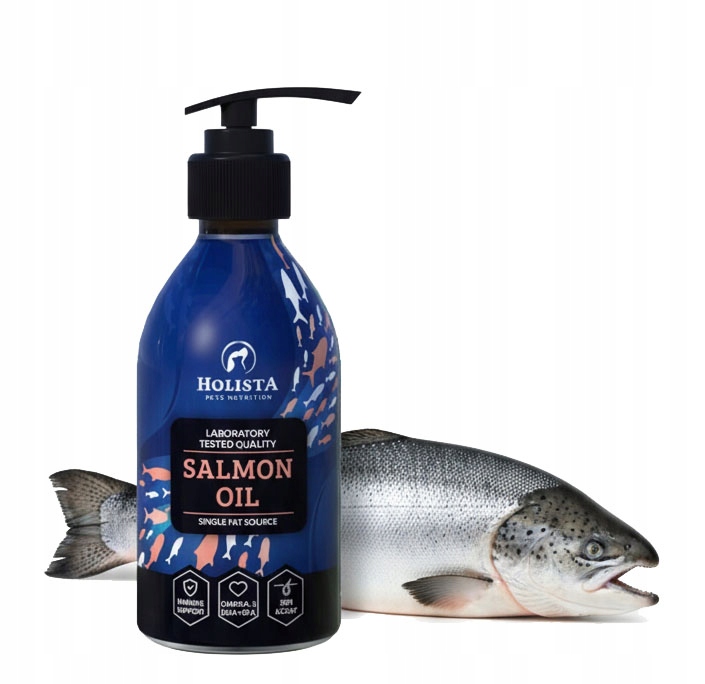 Levně Holistický Olej Z Lososa Atlantského Salmon Oil 1000 ML Omega Kyseliny Epa Dha
