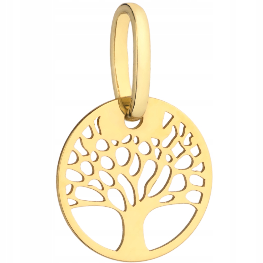Přívěsek zlatý 585 kulatý Strom štěstí 0.24g Celebrita kolečko 14kt