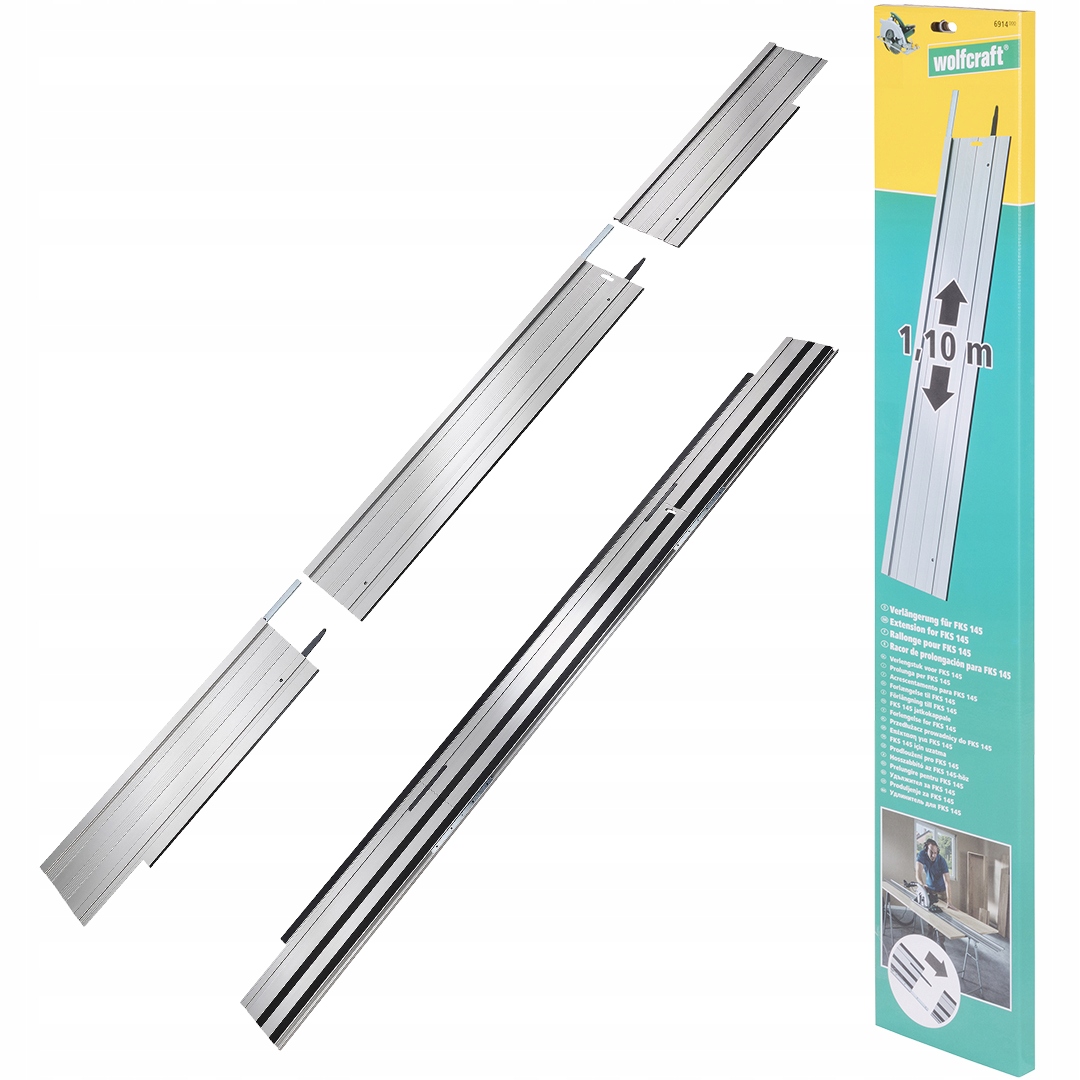 PRZEDŁUŻENIE SZYNY PROWADZĄCEJ DO PROWADNICY FKS145 110CM WOLFCRAFT 6914000