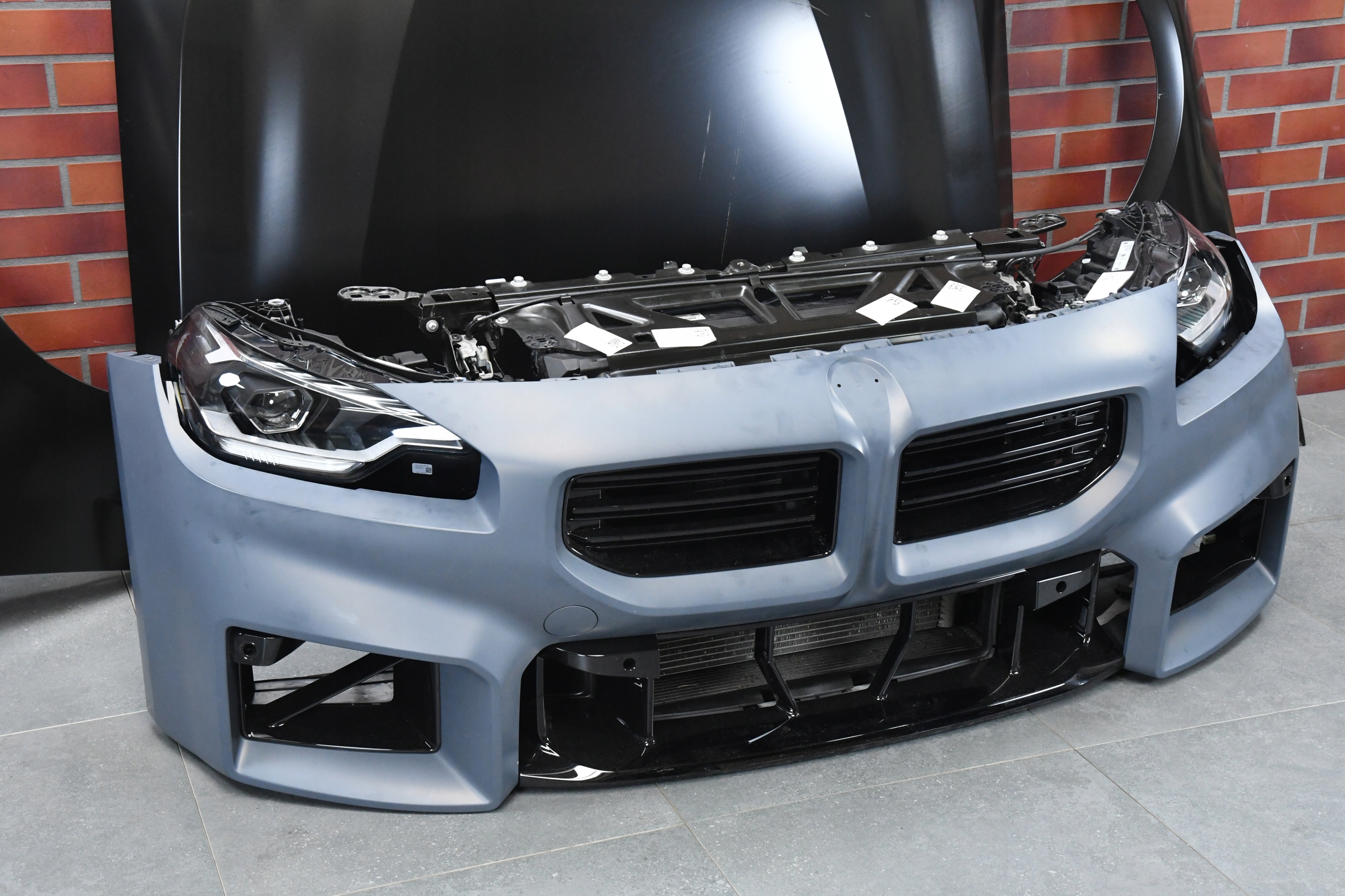 bonnet radiators, wall radiator lights LED bumper BMW M2 G87 M-POWER