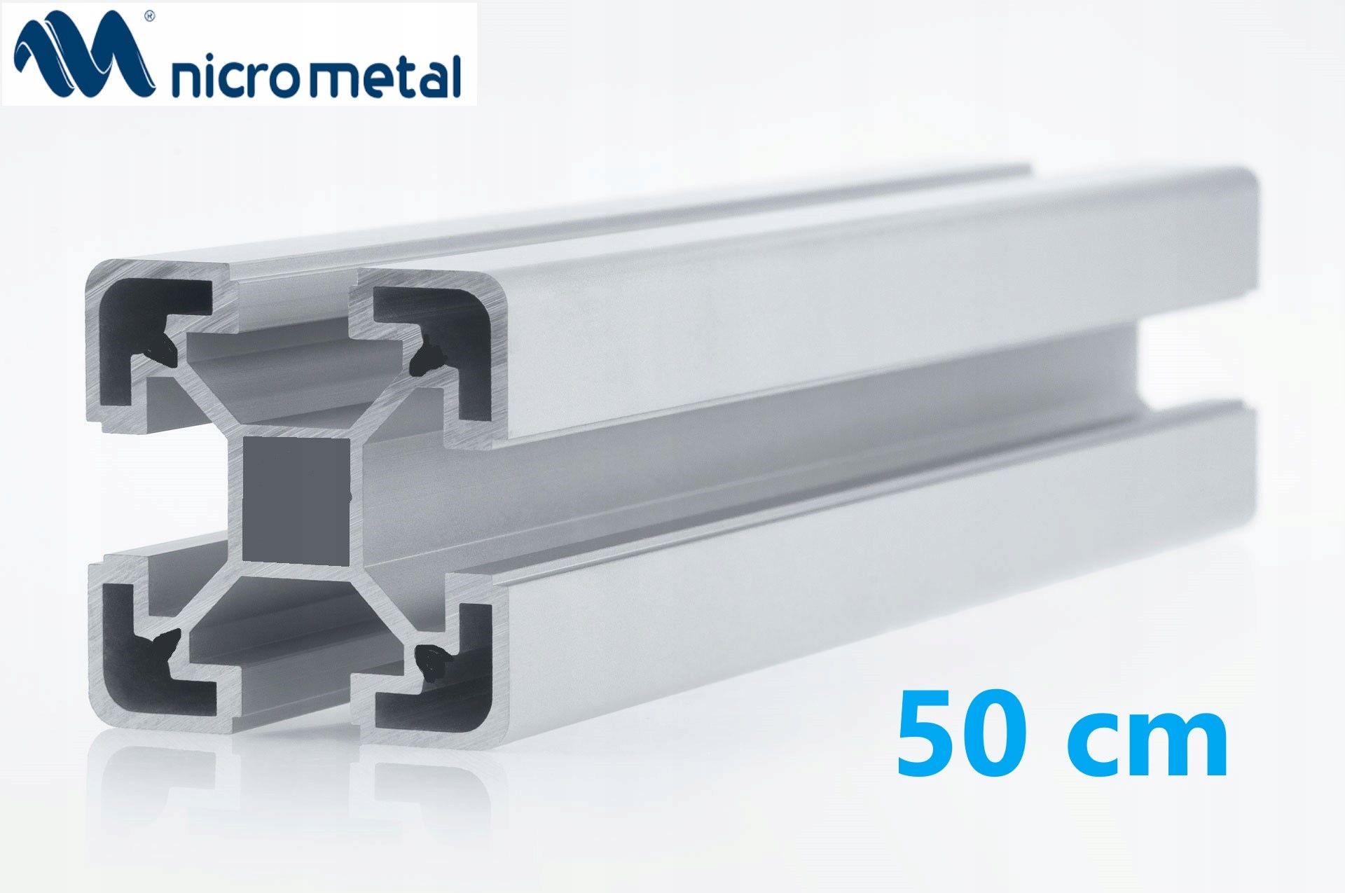 

Profil aluminiowy, konstrukcyjny 40x40 /50cm [10]