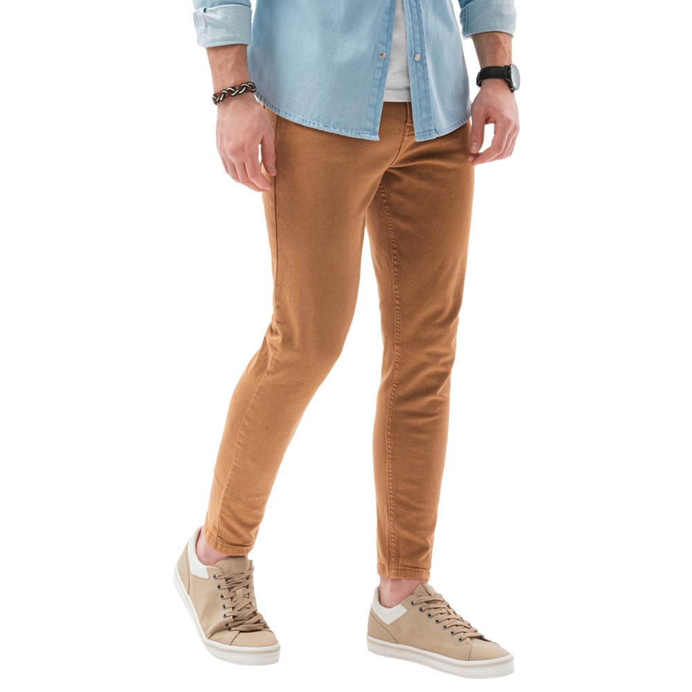 

Spodnie męskie jeansowe P1058 żółte L