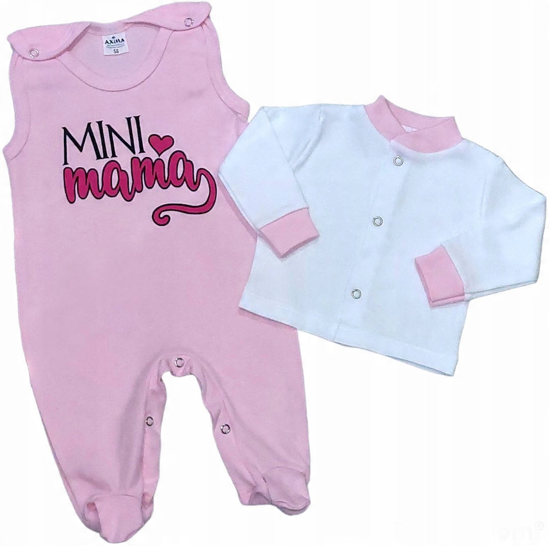 

Komplet wyprawka śpiochy kaftan 62 Mini Mama